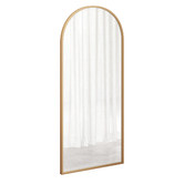 Temple &amp; Webster Metal Arched Full Length Mirror