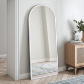 Temple &amp; Webster Metal Arched Full Length Mirror