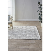 Temple &amp; Webster Rowie Hand-Woven Cotton &amp; Wool Rug