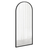 Temple &amp; Webster Metal Arched Full Length Mirror