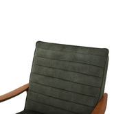 Temple &amp; Webster Olive Green Aldric Velvet Armchair