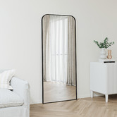 Temple &amp; Webster Harlow Full Length Metal Wall Mirror