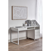 Temple &amp; Webster White Bratton Writing Desk