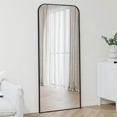Temple &amp; Webster Harlow Full Length Metal Wall Mirror