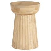 Temple &amp; Webster Carmen Solid Timber Side Table