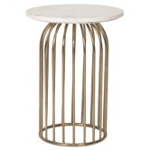 Temple &amp; Webster Sarah Marble Side Table