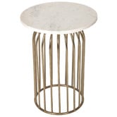 Temple &amp; Webster Sarah Marble Side Table