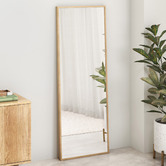 Temple &amp; Webster Jett Blonde Full Length Mirror