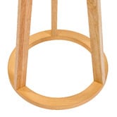Temple &amp; Webster Bailey Solid Wood Tripod Floor Lamp