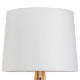 Temple &amp; Webster Bailey Solid Wood Tripod Floor Lamp