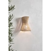 Temple &amp; Webster Paloma Rattan Wall Sconce