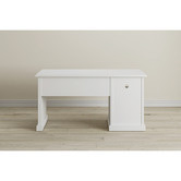 Temple &amp; Webster Hamptons 2 Drawer 1 Shelf Desk