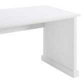 Temple &amp; Webster Hamptons 2 Drawer 1 Shelf Desk