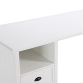 Temple &amp; Webster Hamptons 2 Drawer 1 Shelf Desk