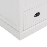 Temple &amp; Webster Hamptons 2 Drawer 1 Shelf Desk
