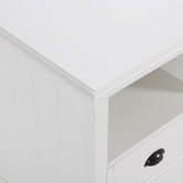 Temple &amp; Webster Hamptons 2 Drawer 1 Shelf Desk