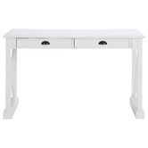 Temple &amp; Webster Hamptons 2 Drawer Desk