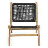 Temple &amp; Webster Harbour Acacia Wood Outdoor Lounge Chair