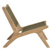 Temple &amp; Webster Harbour Acacia Wood Outdoor Lounge Chair