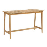 Temple &amp; Webster Sorrento Acacia Wood Outdoor Bar Table