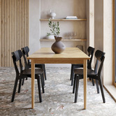 Temple &amp; Webster Larsen Wooden Dining Chairs