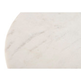 Temple &amp; Webster White Anika Marble Side Table
