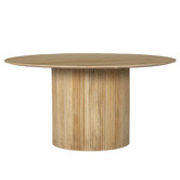 Temple &amp; Webster 4 Seater Natural Anika Dining Table &amp; Hans Wegner Replica Chair Set