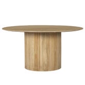Temple &amp; Webster Anika Round Mango Wood Dining Table