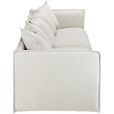 Temple &amp; Webster Montauk 3 Seater Slipcover Sofa &amp; Ottoman Set