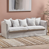 Temple &amp; Webster Montauk 3 Seater Slipcover Sofa