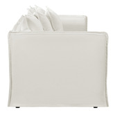 Temple &amp; Webster Montauk 3 Seater Slipcover Sofa &amp; Ottoman Set