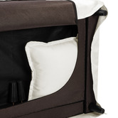 Temple &amp; Webster Montauk 3 Seater Slipcover Sofa &amp; Ottoman Set