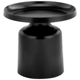 Temple &amp; Webster Palatine Round Steel Coffee &amp; Side Table Set