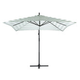 Temple & Webster 2.59m Striped Brighton Cantilever Umbrella