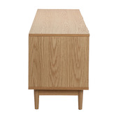Temple &amp; Webster 200cm Dion Herringbone Oak Wood TV Unit