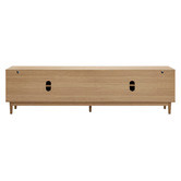 Temple &amp; Webster 200cm Dion Herringbone Oak Wood TV Unit