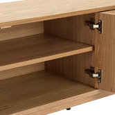 Temple &amp; Webster 200cm Dion Herringbone Oak Wood TV Unit