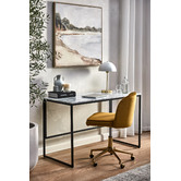 Temple &amp; Webster Juliet Velvet Home Office Chair