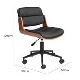 Temple &amp; Webster Rocket Faux Leather Executive Office Chair