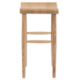 Temple &amp; Webster 65cm Kobe Ash Wood Barstool