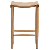 Temple &amp; Webster 65cm Kobe Ash Wood Barstool