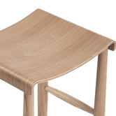 Temple &amp; Webster 65cm Kobe Ash Wood Barstool