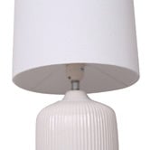 Temple &amp; Webster Darcy Ceramic &amp; Linen Bedside Lamp