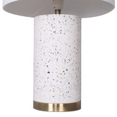 Temple &amp; Webster Lux Terrazzo &amp; Brass Table Lamp