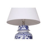 Temple &amp; Webster Serenity Blue Ceramic Ginger Jar Table Lamp