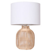 Temple &amp; Webster 38cm Lyla Rattan Table Lamps