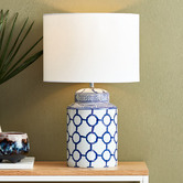 Temple &amp; Webster 55cm Ivy Ceramic Table Lamp