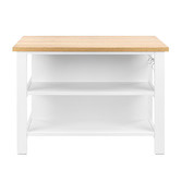 Temple &amp; Webster Vonn Kitchen Island Bench with Storage