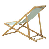 Temple &amp; Webster Belize Wooden Outdoor Deck Chair &amp; Footstool Set