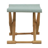 Temple &amp; Webster Belize Wooden Outdoor Deck Chair &amp; Footstool Set